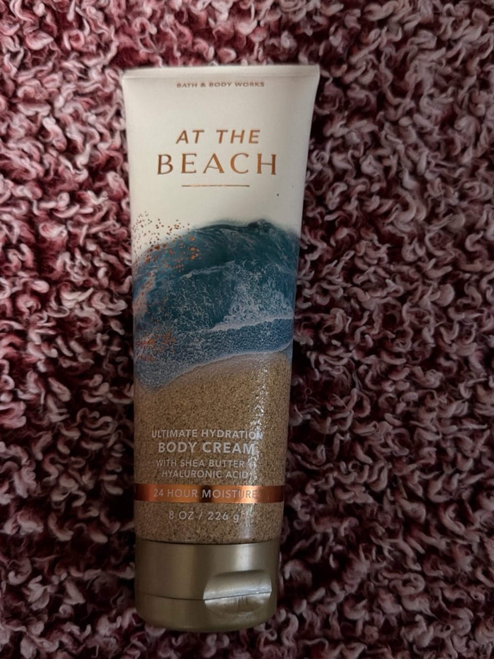 Bath & Body Works At The Beach Body Cream - Blue, Gold, Cream
